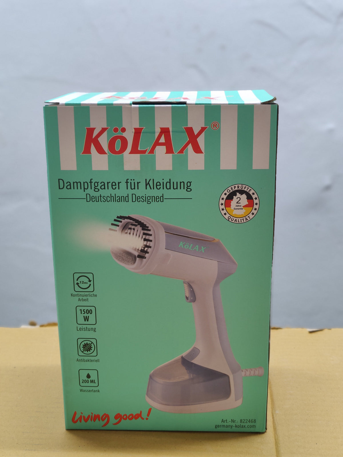 Imported Kolax Handheld Garment Steamer - 1500 Watt