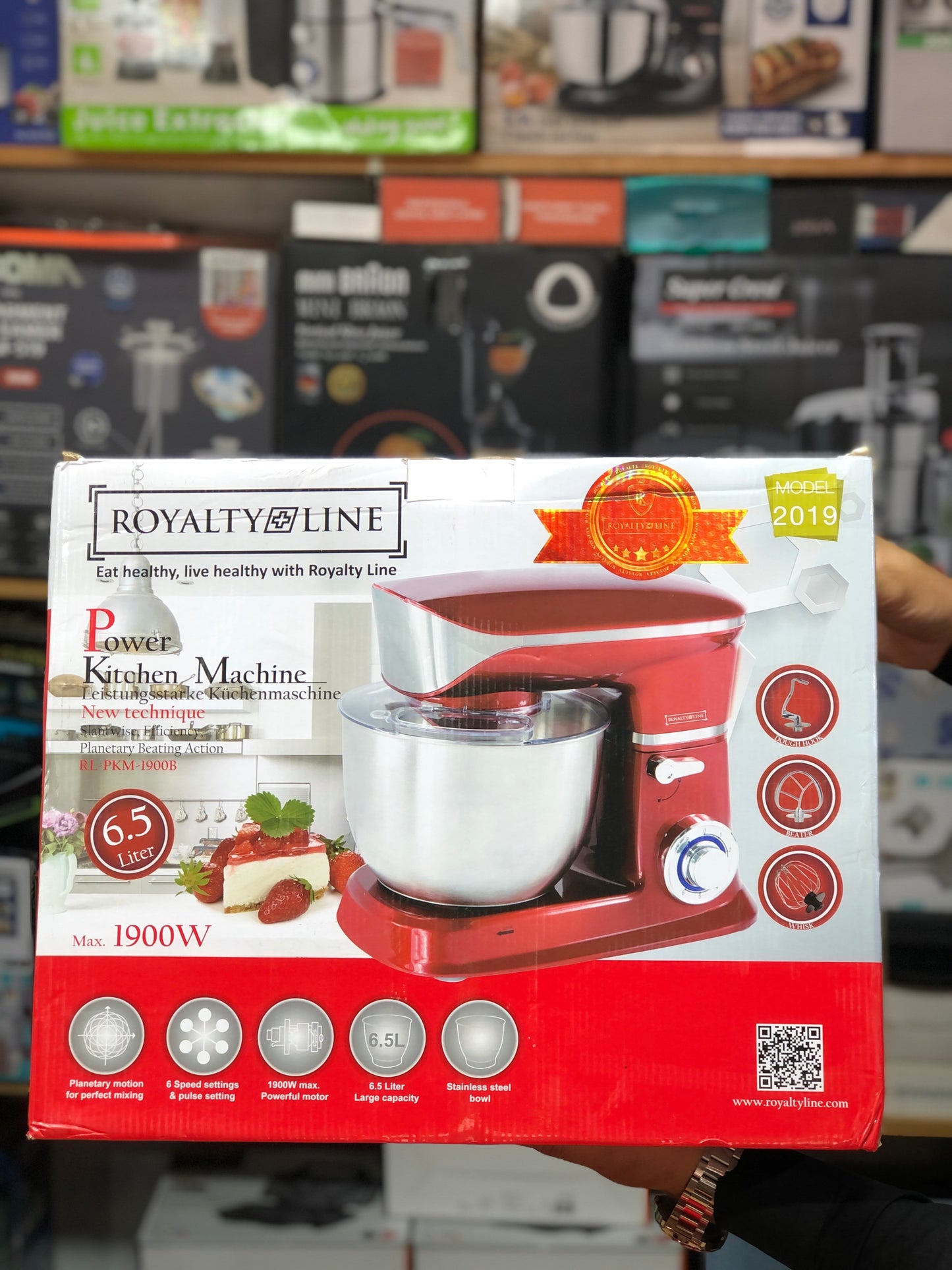 ROYALTY LINE 6.5L Stand Mixer
