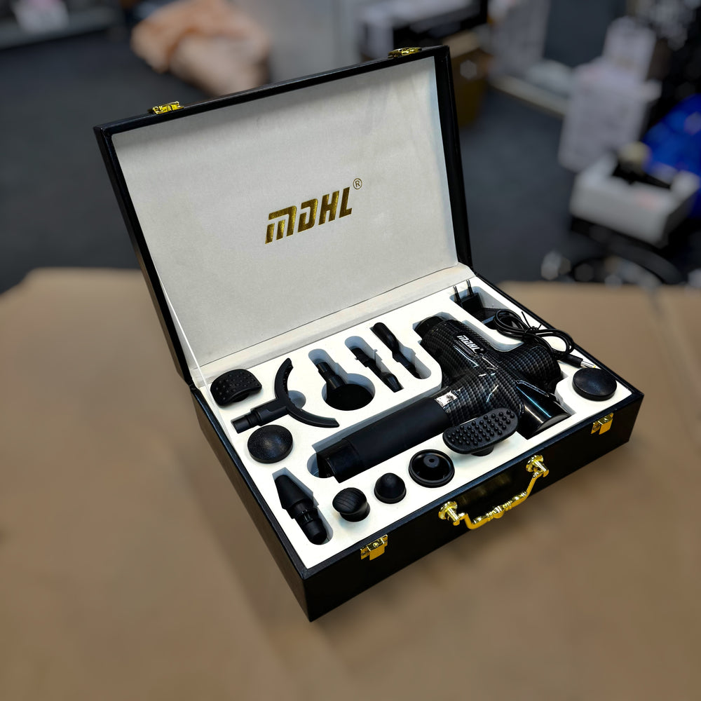 Imported MDHL 12-in-1 Powerful Massager with Leather Case