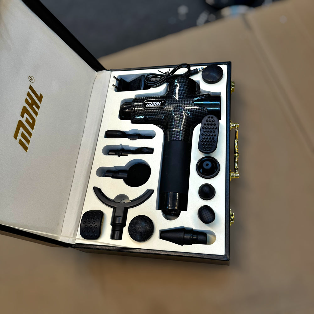 Imported MDHL 12-in-1 Powerful Massager with Leather Case