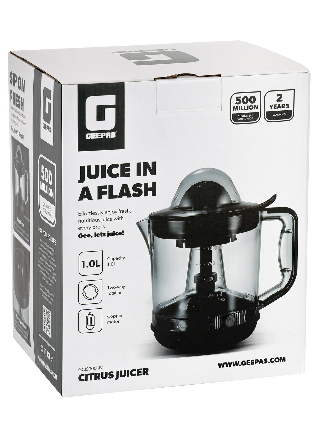 Geepas Electric Citrus Juicer GC9900NV