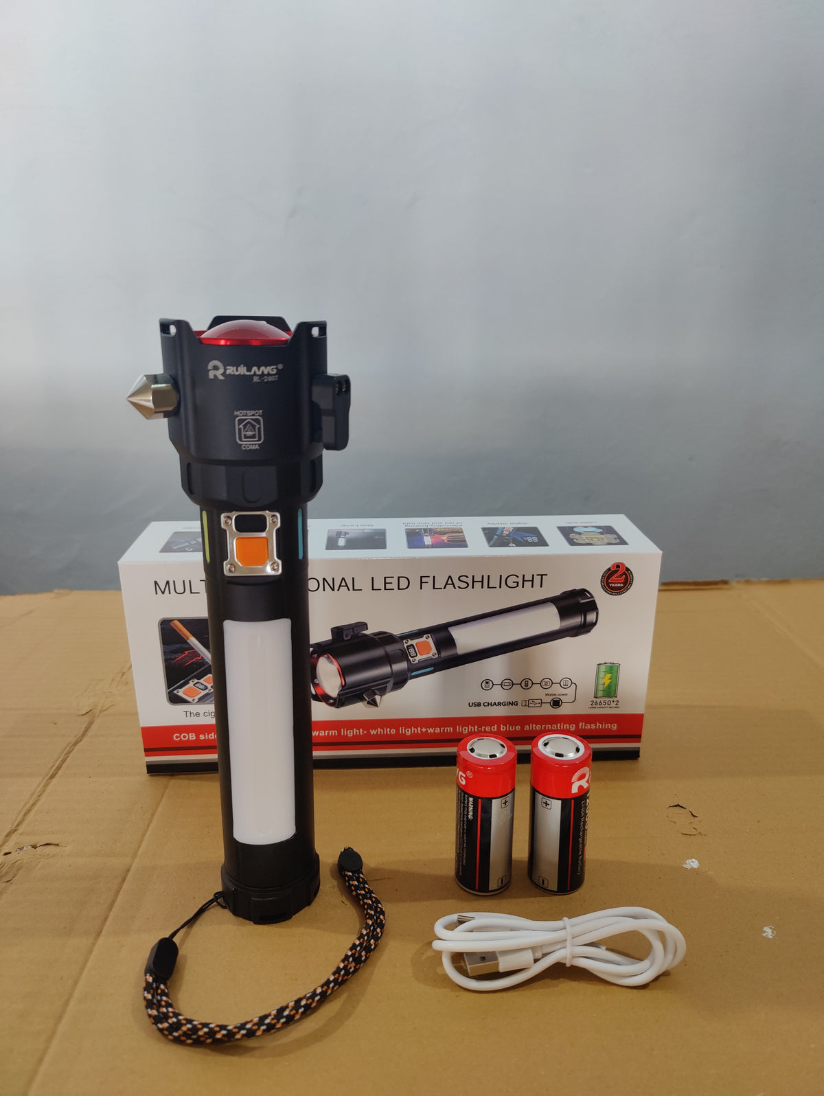 Imported Multifunction LED Flashlight