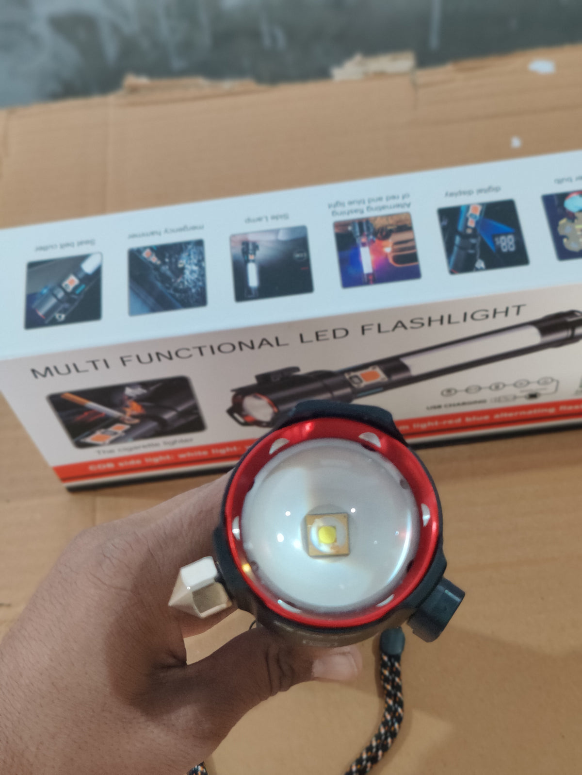 Imported Multifunction LED Flashlight