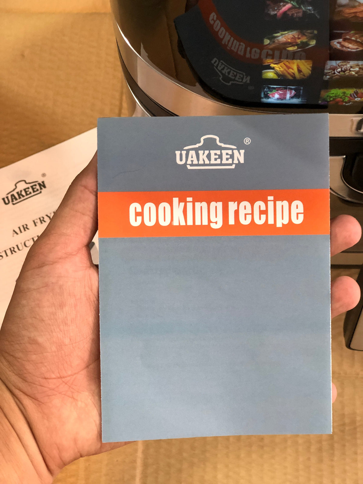 Uakeen Digital Double Heating Air Fryer 10L Capacity ZL-1709