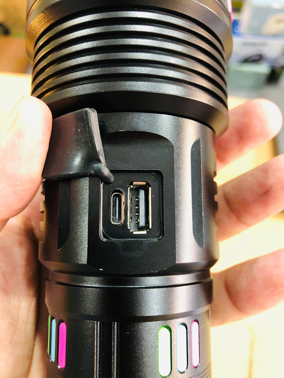 Ruilang Zoom White Laser Flashlight Torch RL-W512