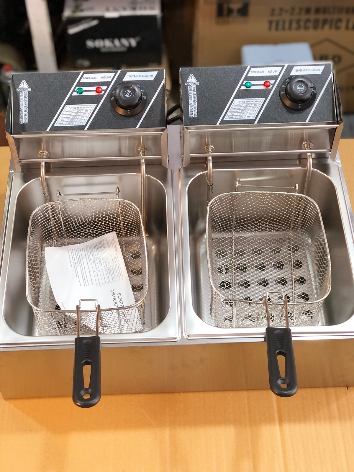 Avinas Double  6.8L+6.8L Deep Fryer AV-668y