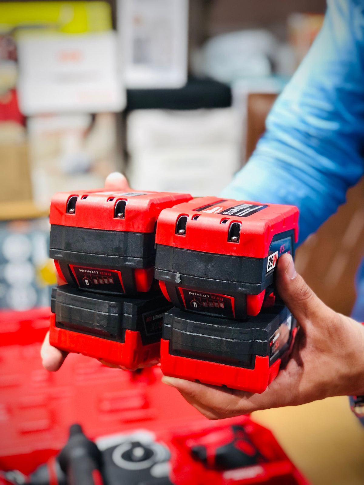 Milwaukee 4 in 1 Drill Machine Set Tool kit Set
