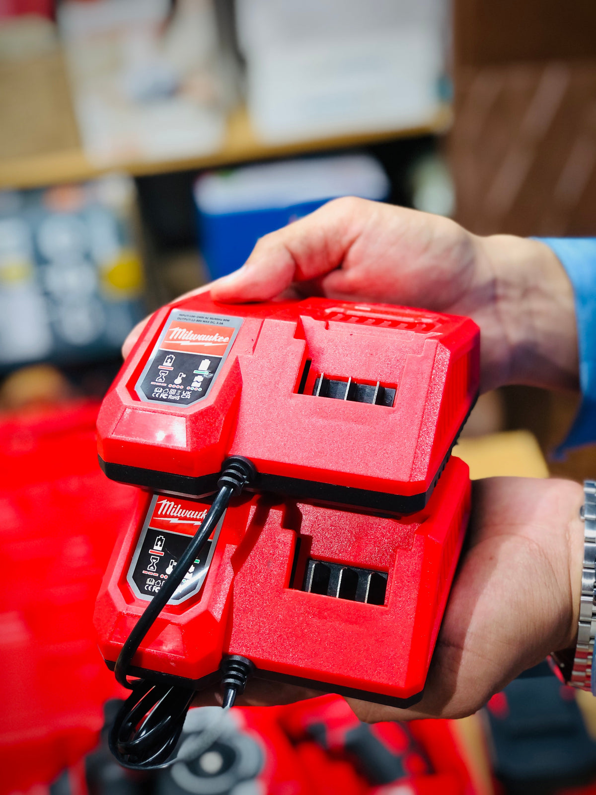 Milwaukee 4 in 1 Drill Machine Set Tool kit Set