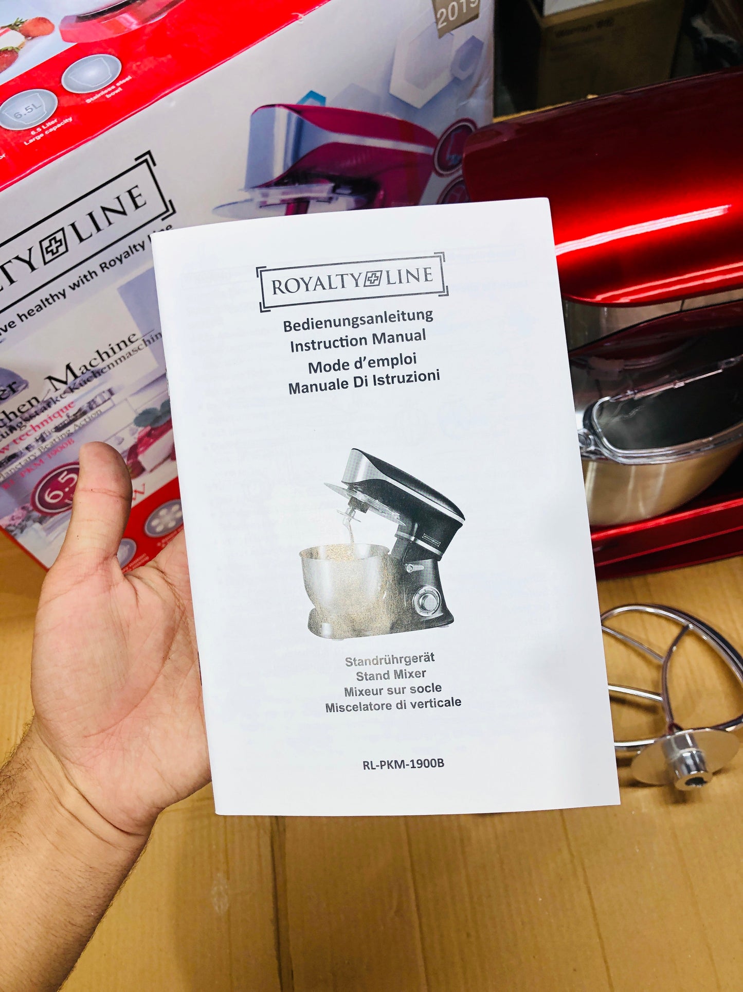ROYALTY LINE 6.5L Stand Mixer