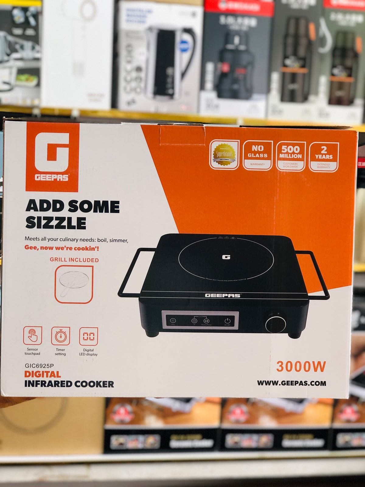 Geepas Digital Infrared Universal Hot Plate 6925