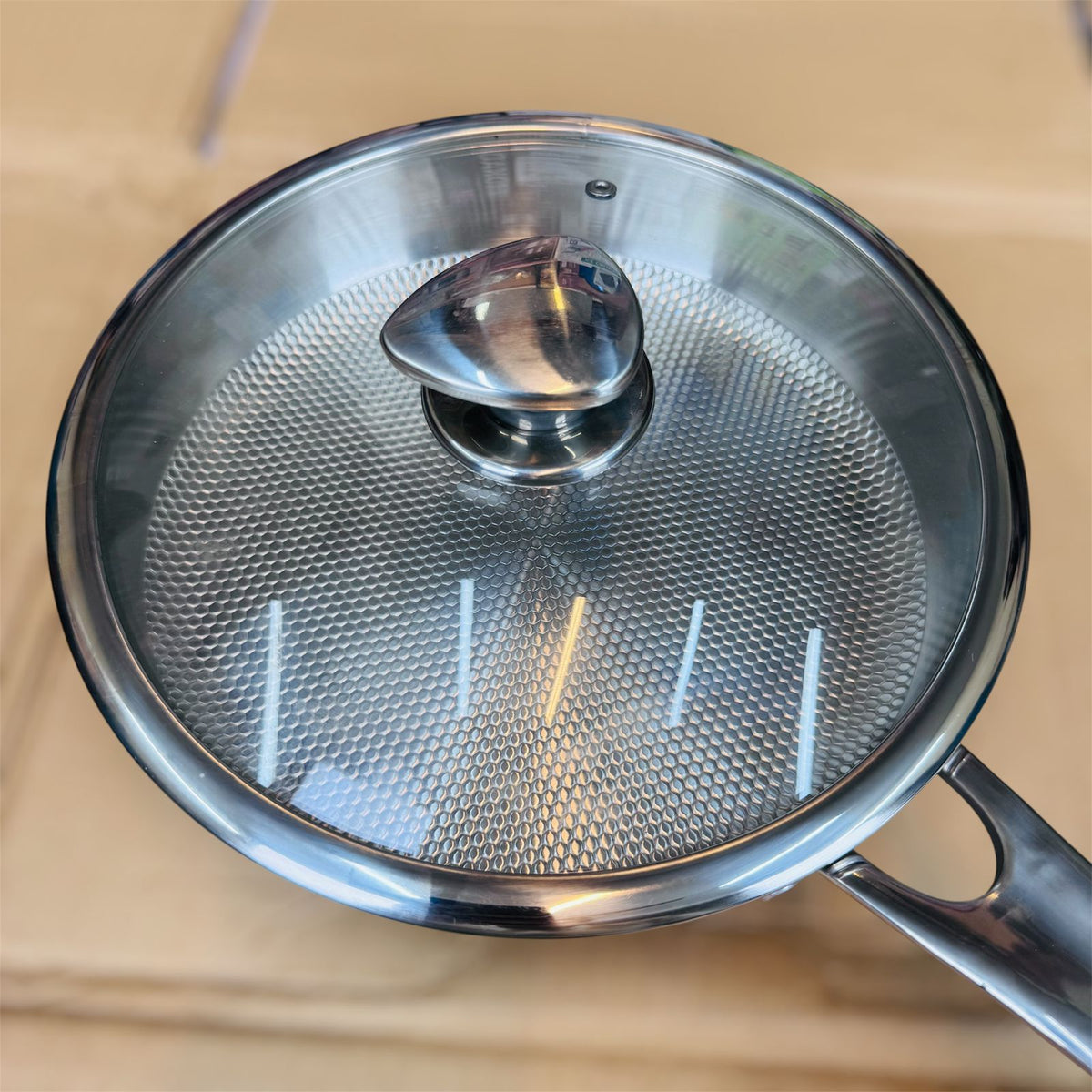Imported 26cm Fish Coating Havey Stainlees Steel Fry Pan