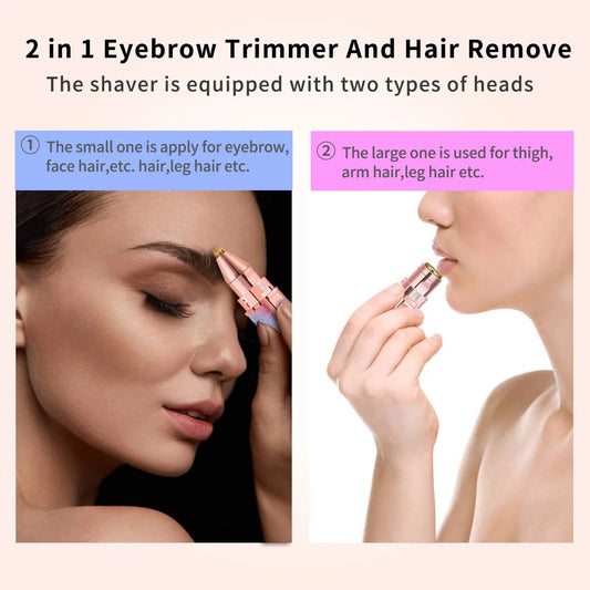 ✨ 2-in-1 Electric Trimmer for Women