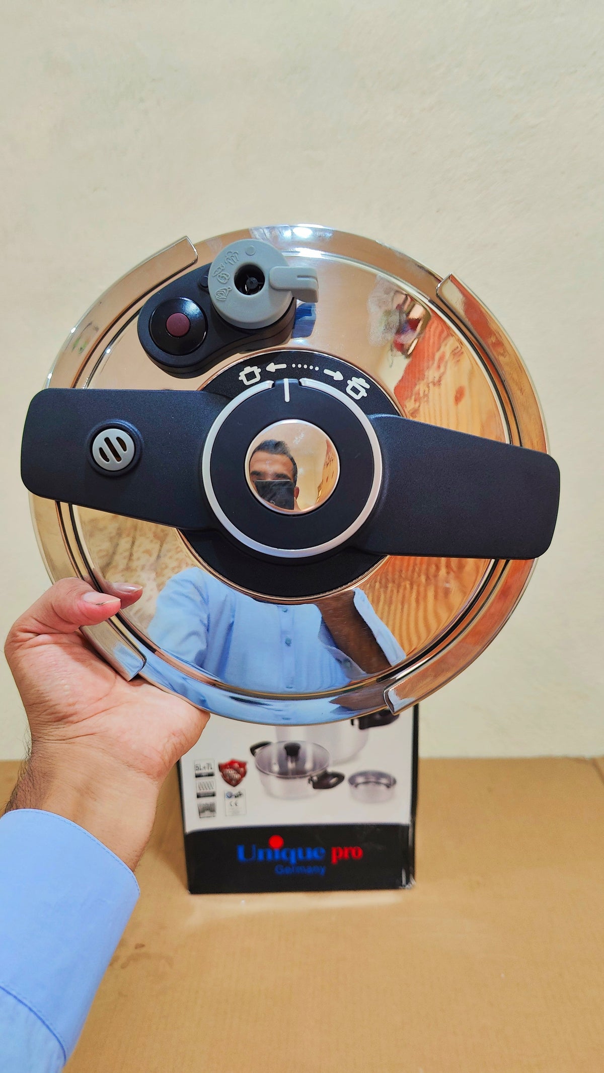 Imported Unique Pro 3 in 1  Stainless Steel Automatic Pressure Cooker - 5L + 7L