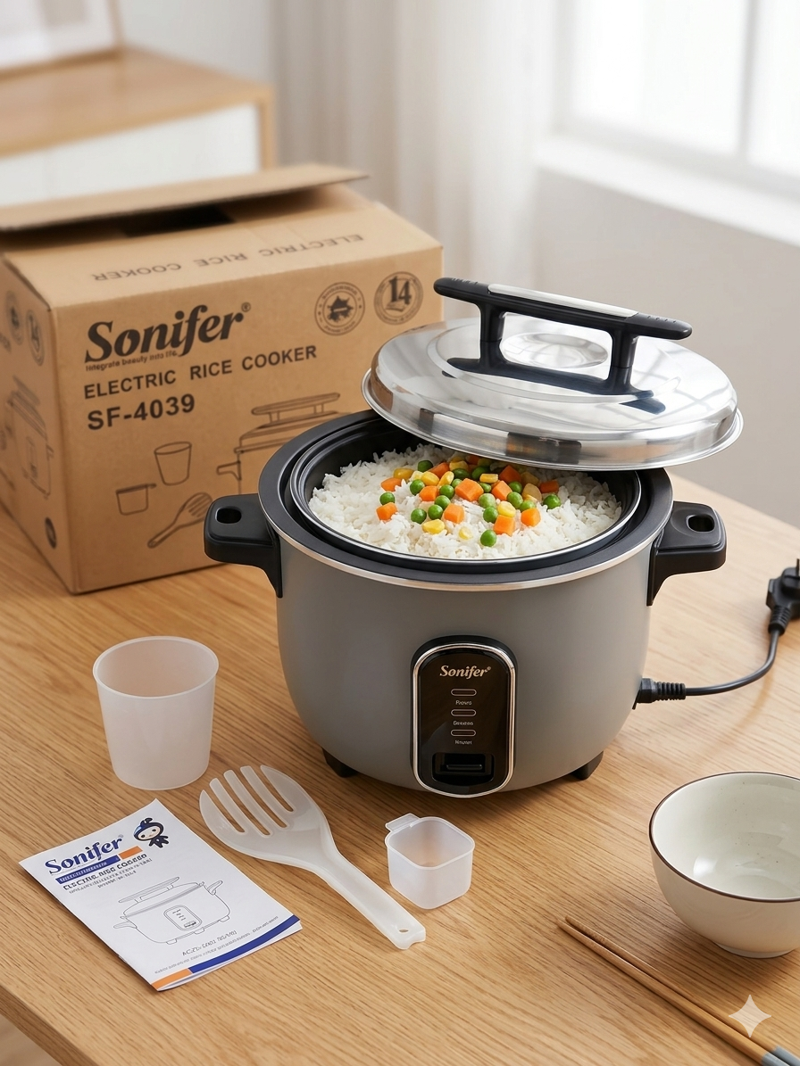 Sonifer Electric Rice Cooker SF-4039 10L